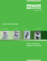 MURR IN STOCK CATALOG CONTROL CABINETS & PASSIVE OR ACTIVE INTERFACES